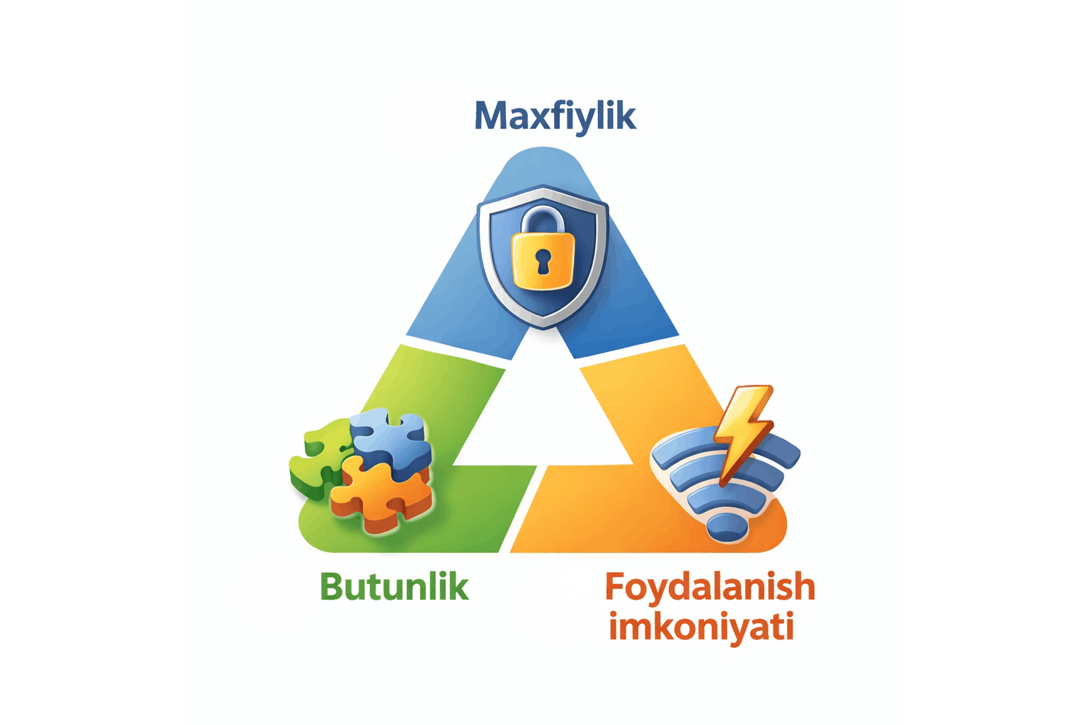Kiberxavfsizlik uchburchagi