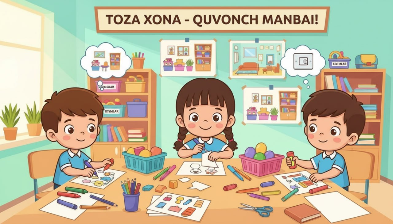 Toza xona mavzusida ijodiy ish